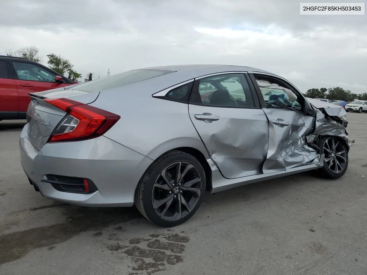 2019 Honda Civic Sport VIN: 2HGFC2F85KH503453 Lot: 79344844