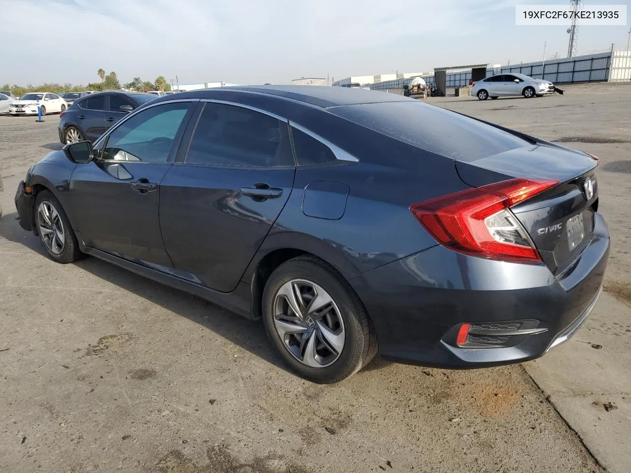 2019 Honda Civic Lx VIN: 19XFC2F67KE213935 Lot: 79346624