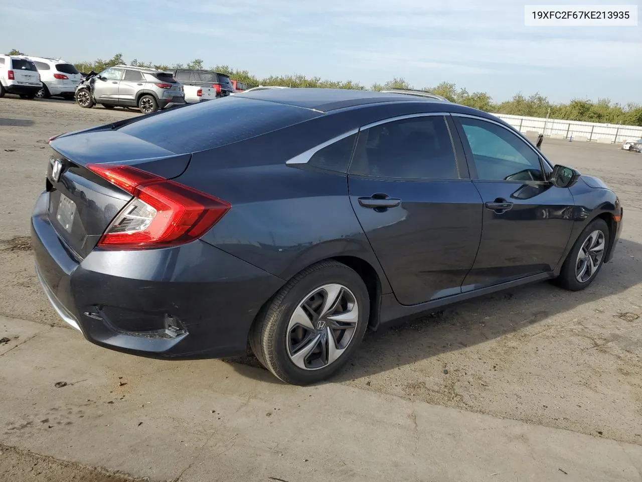 2019 Honda Civic Lx VIN: 19XFC2F67KE213935 Lot: 79346624