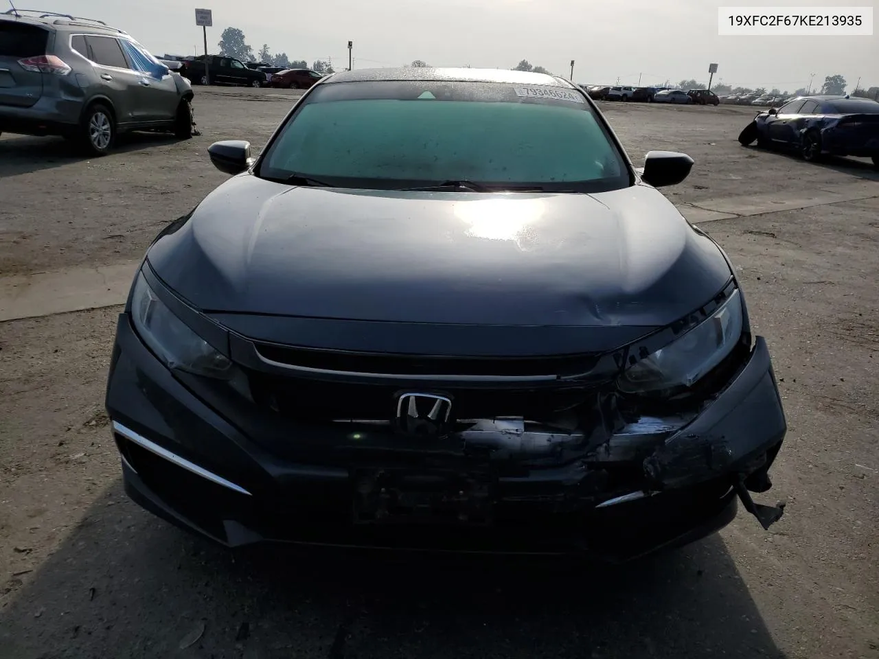 2019 Honda Civic Lx VIN: 19XFC2F67KE213935 Lot: 79346624