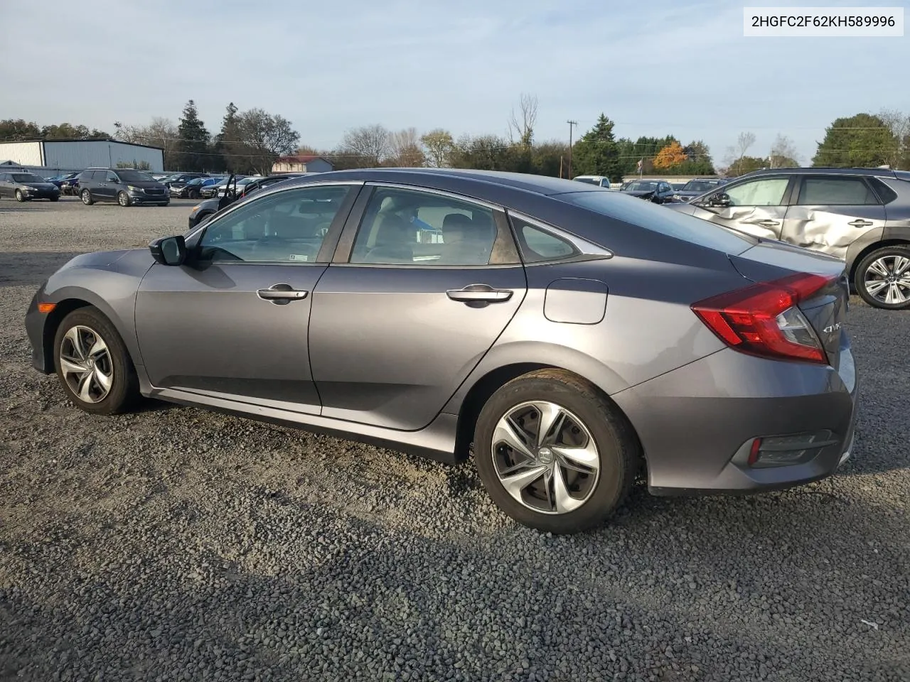 2019 Honda Civic Lx VIN: 2HGFC2F62KH589996 Lot: 79358644