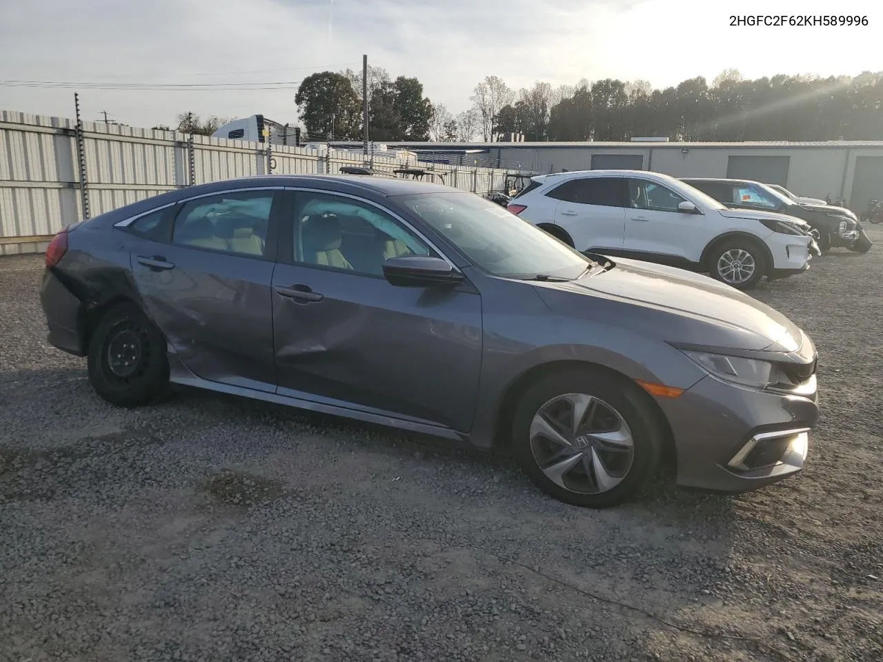 2019 Honda Civic Lx VIN: 2HGFC2F62KH589996 Lot: 79358644