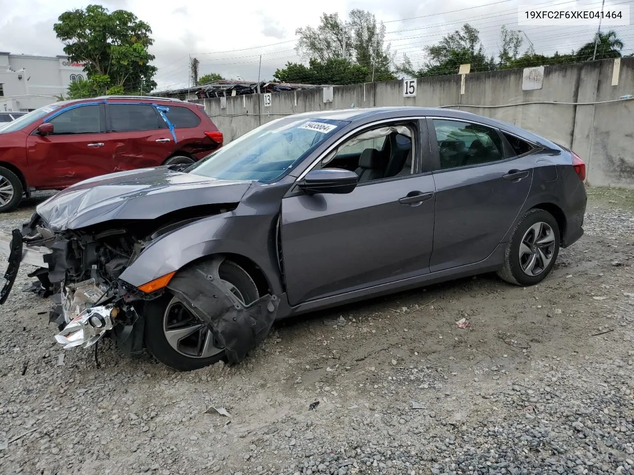 2019 Honda Civic Lx VIN: 19XFC2F6XKE041464 Lot: 79435864