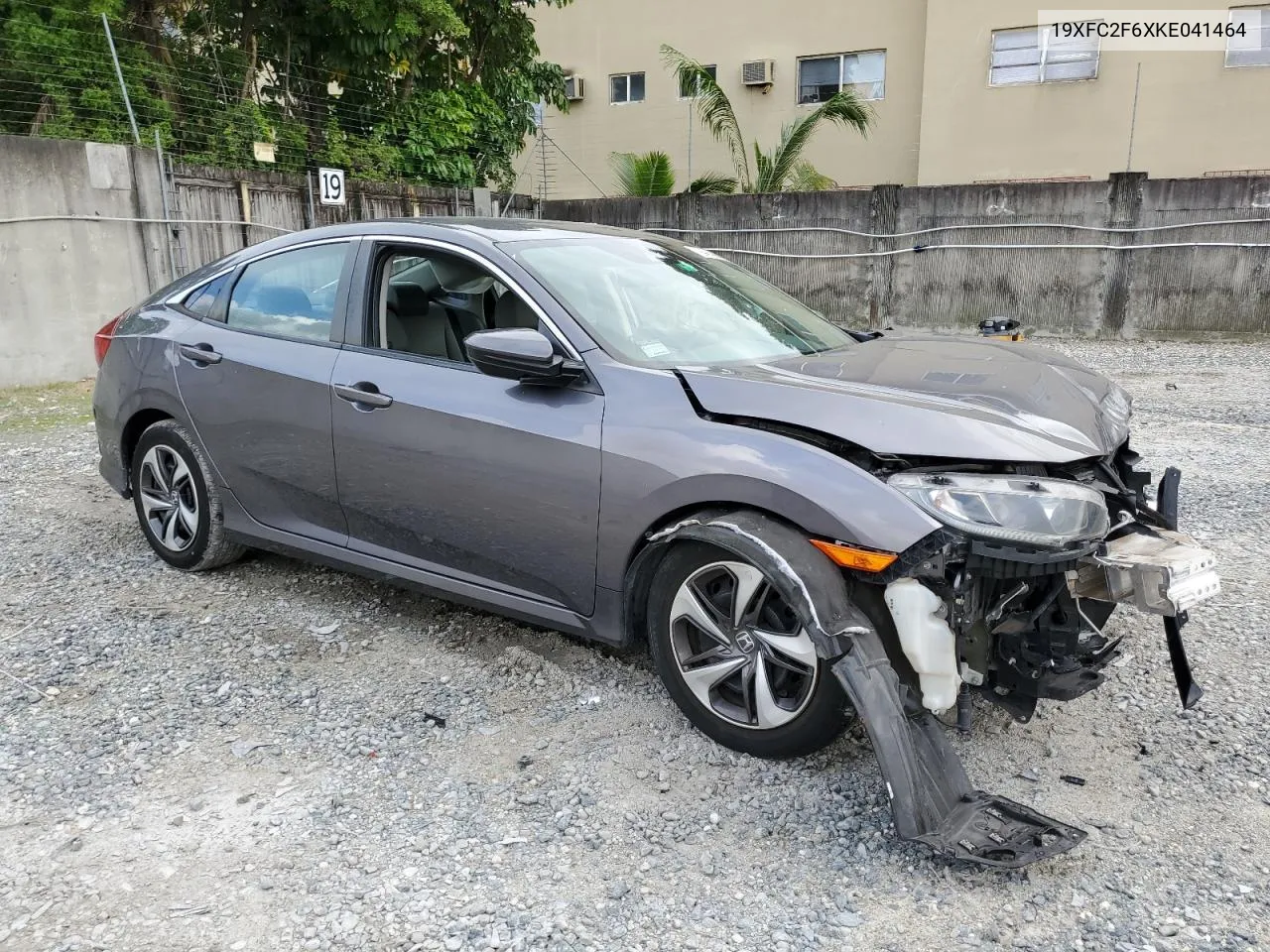 2019 Honda Civic Lx VIN: 19XFC2F6XKE041464 Lot: 79435864