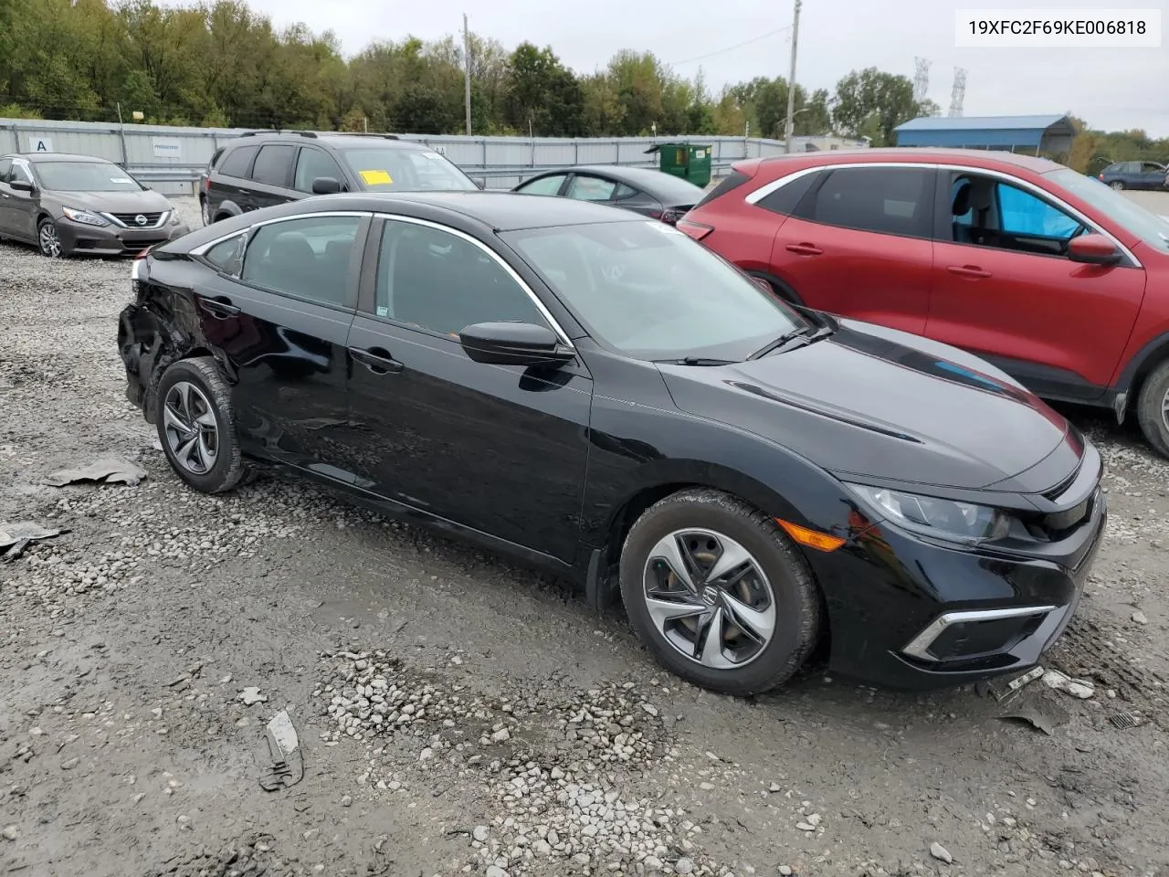 2019 Honda Civic Lx VIN: 19XFC2F69KE006818 Lot: 79522964