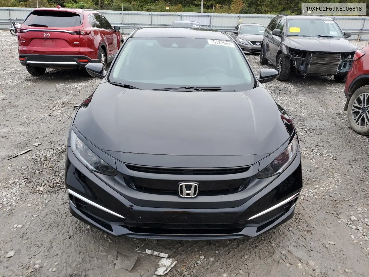 2019 Honda Civic Lx VIN: 19XFC2F69KE006818 Lot: 79522964