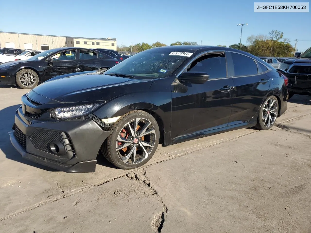 2019 Honda Civic Si VIN: 2HGFC1E58KH700053 Lot: 79720344