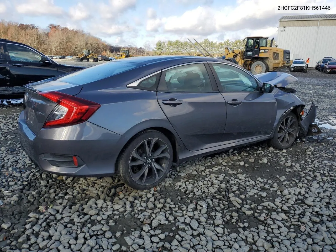 2019 Honda Civic Sport VIN: 2HGFC2F81KH561446 Lot: 79760444