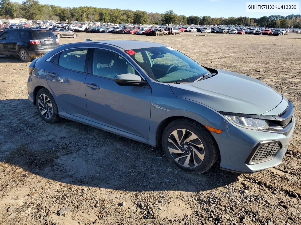 2019 Honda Civic Lx VIN: SHHFK7H33KU413030 Lot: 80068294