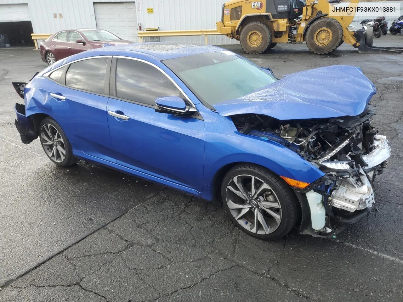 2019 Honda Civic Touring VIN: JHMFC1F93KX013881 Lot: 80236364