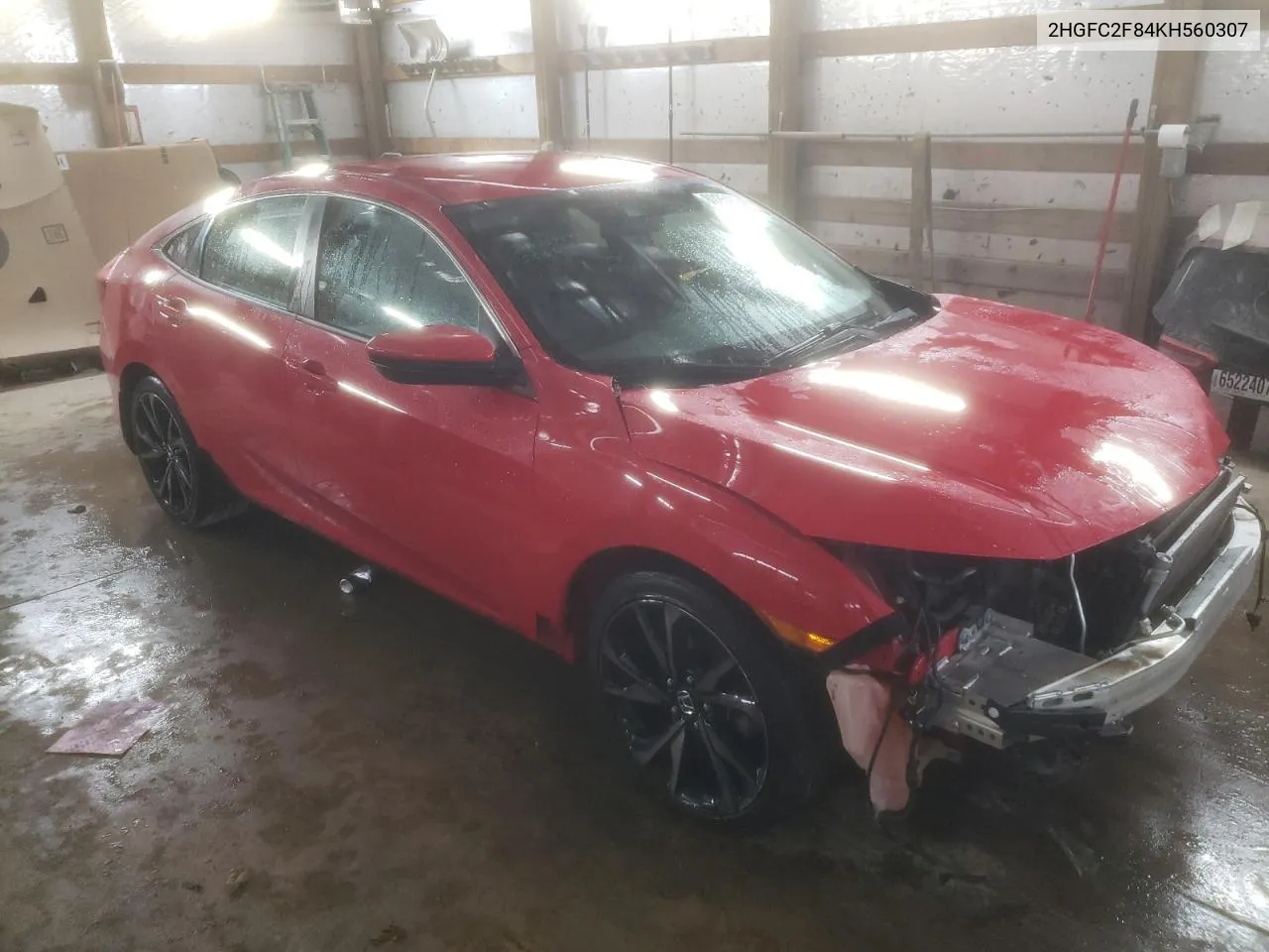 2019 Honda Civic Sport VIN: 2HGFC2F84KH560307 Lot: 80264124