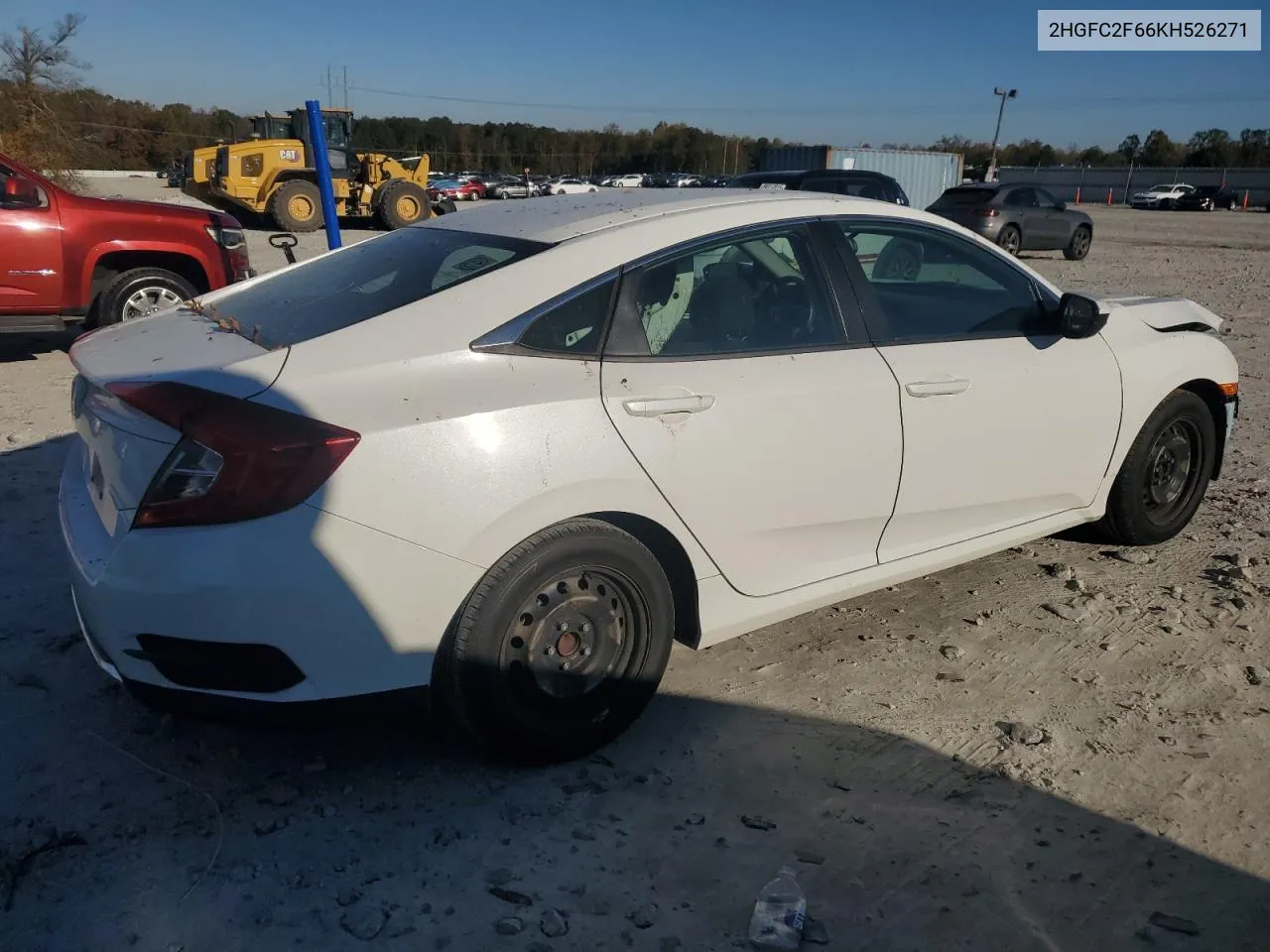 2019 Honda Civic Lx VIN: 2HGFC2F66KH526271 Lot: 80484394