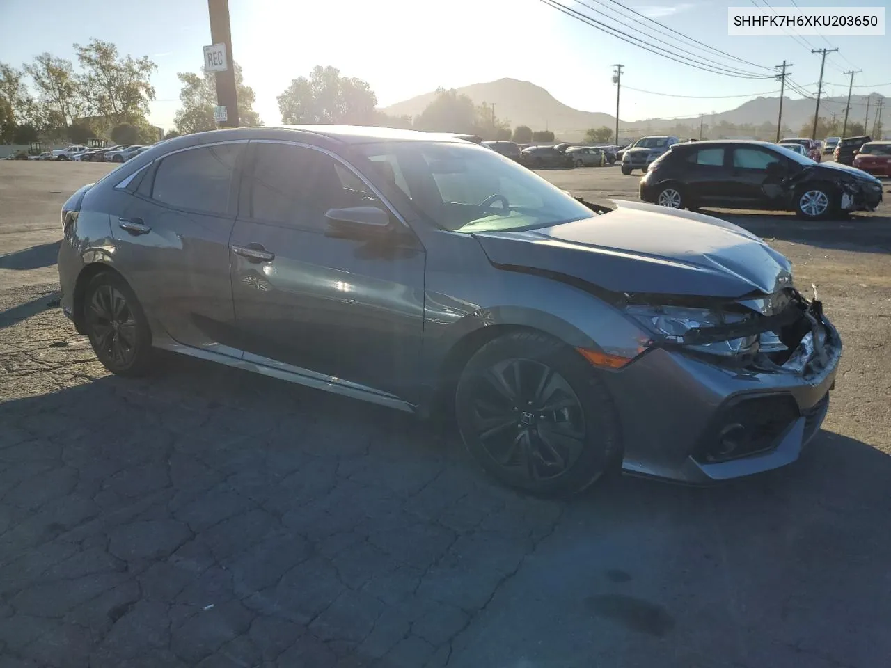 2019 Honda Civic Ex VIN: SHHFK7H6XKU203650 Lot: 80494254