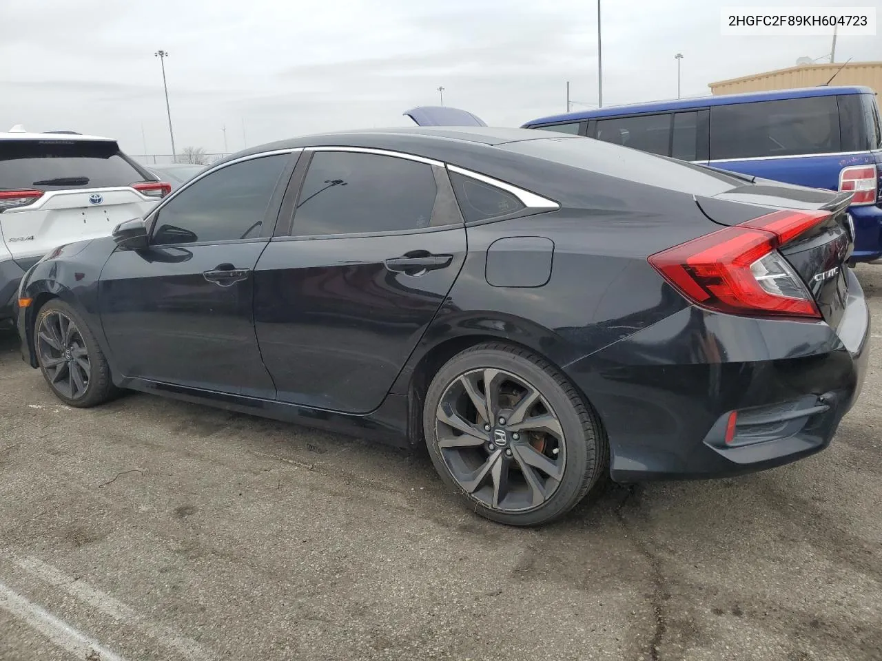 2019 Honda Civic Sport VIN: 2HGFC2F89KH604723 Lot: 80819284