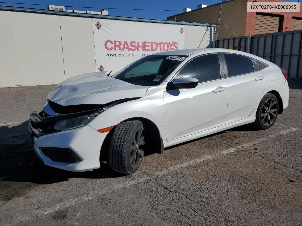 2019 Honda Civic Sport VIN: 19XFC2F84KE008395 Lot: 80932574