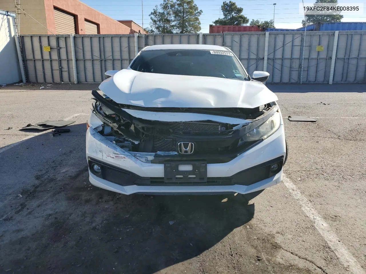 2019 Honda Civic Sport VIN: 19XFC2F84KE008395 Lot: 80932574