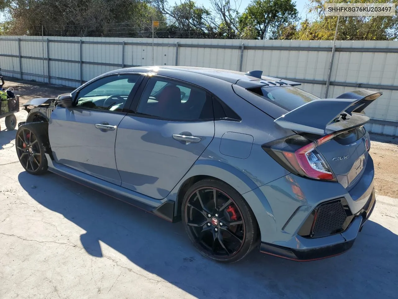 2019 Honda Civic Type-R Touring VIN: SHHFK8G76KU203497 Lot: 80994834