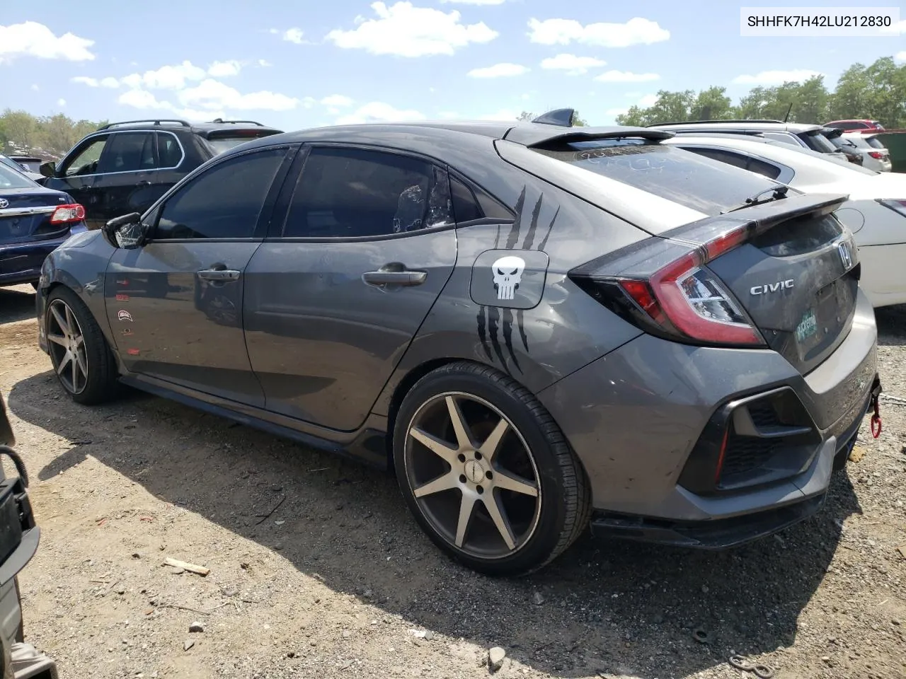 2020 Honda Civic Sport VIN: SHHFK7H42LU212830 Lot: 36628433