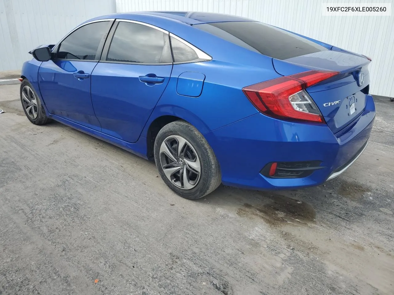 2020 Honda Civic Lx VIN: 19XFC2F6XLE005260 Lot: 37017024