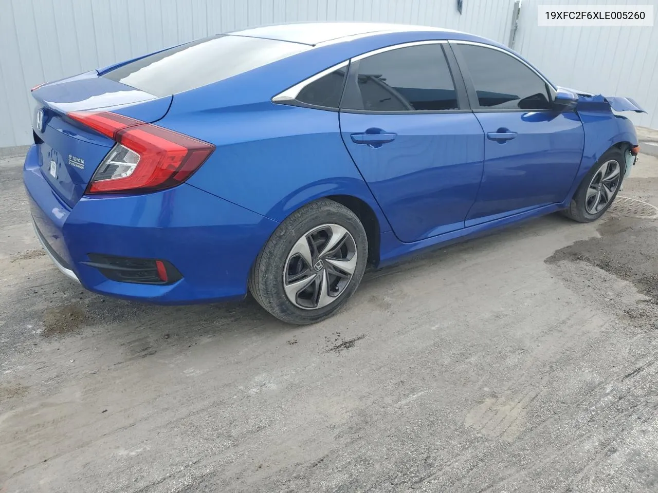 2020 Honda Civic Lx VIN: 19XFC2F6XLE005260 Lot: 37017024