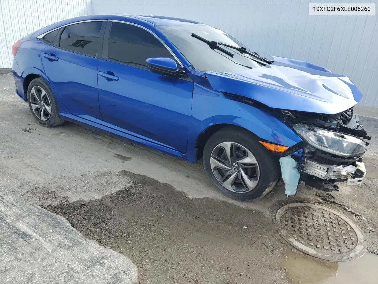 2020 Honda Civic Lx VIN: 19XFC2F6XLE005260 Lot: 37017024