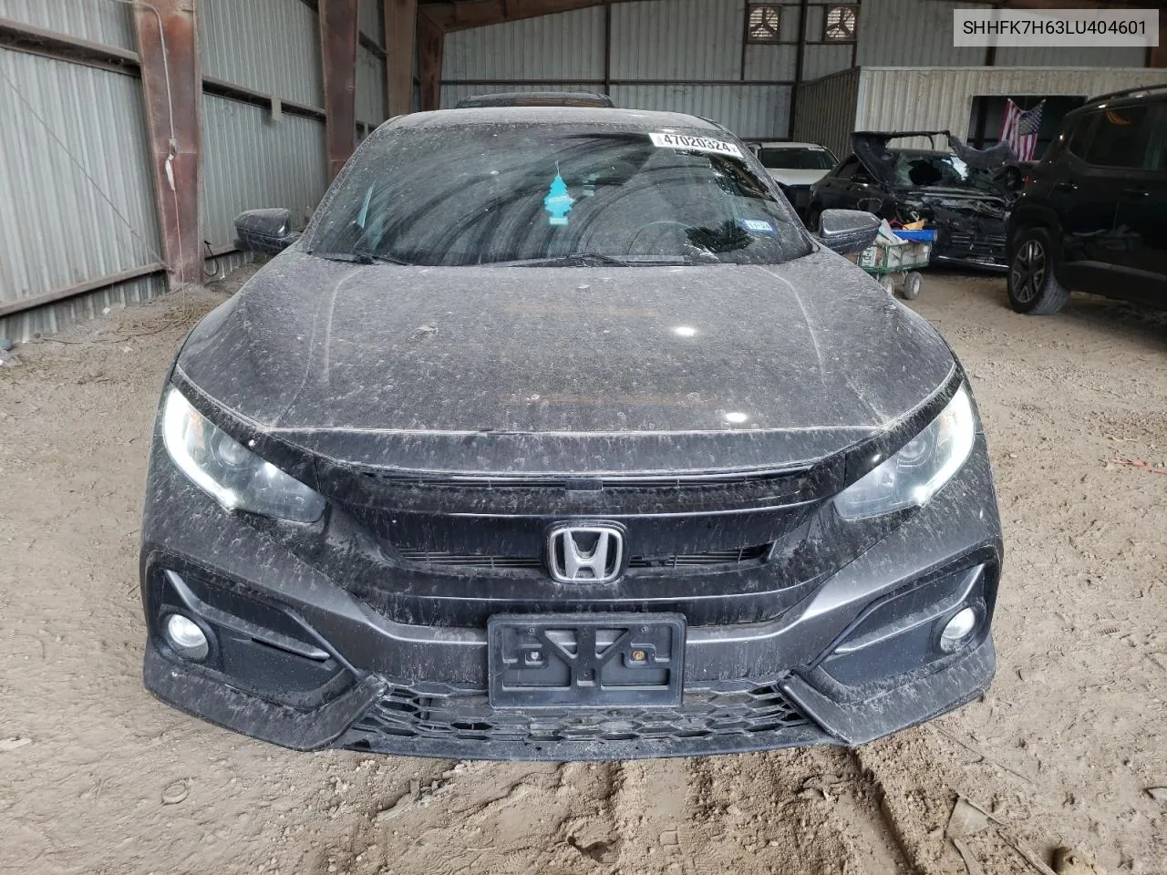 2020 Honda Civic Ex VIN: SHHFK7H63LU404601 Lot: 47020324