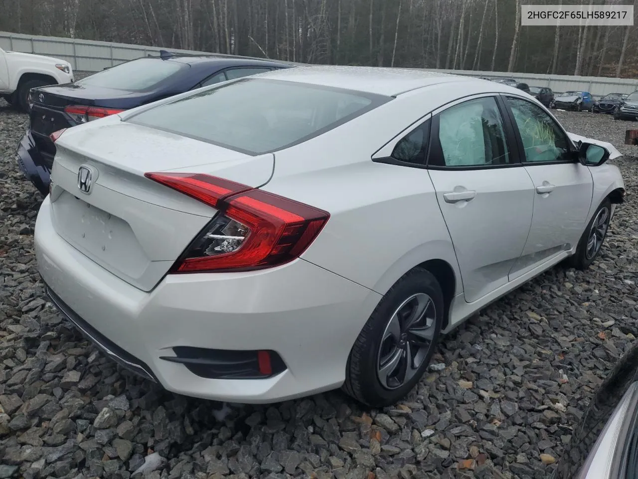 2020 Honda Civic Lx VIN: 2HGFC2F65LH589217 Lot: 50116314