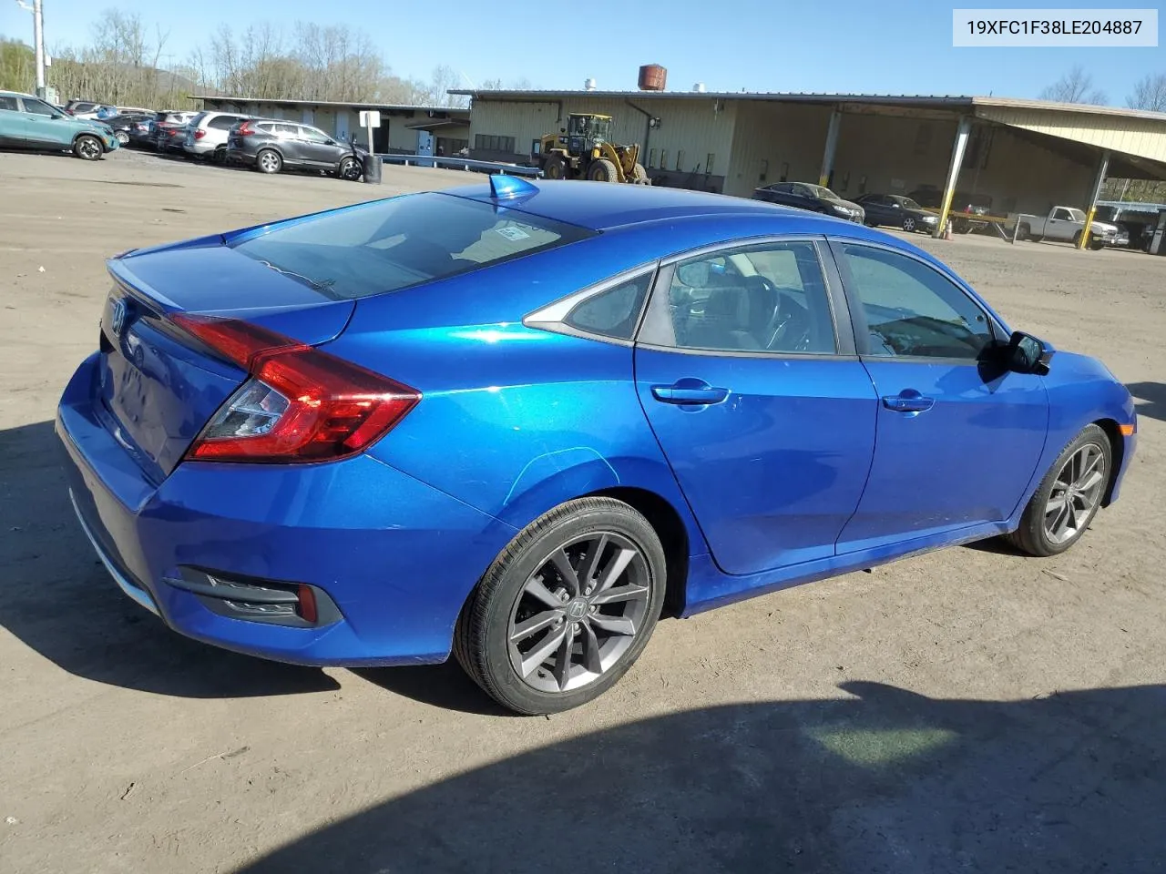 2020 Honda Civic Ex VIN: 19XFC1F38LE204887 Lot: 51634794