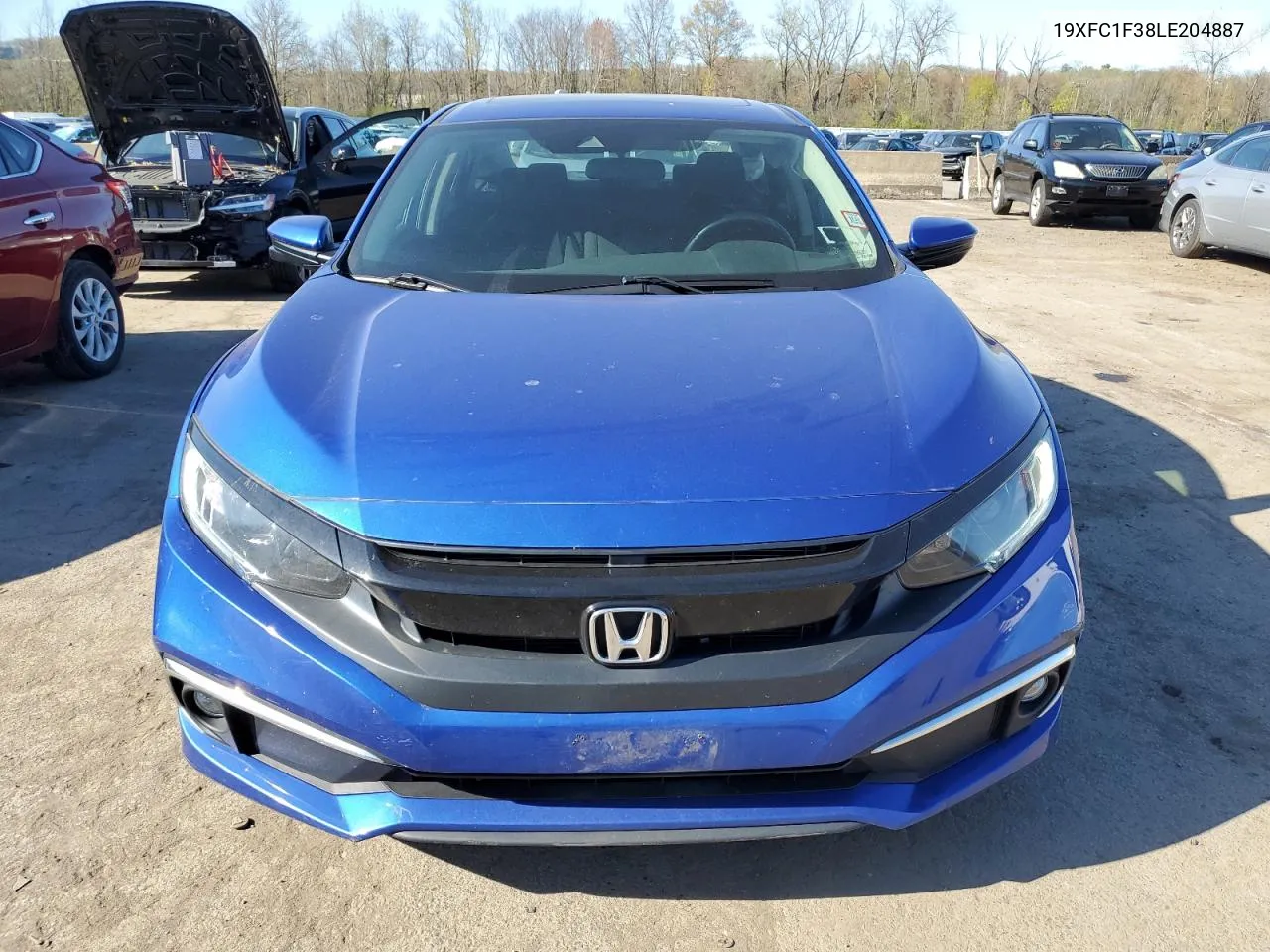 2020 Honda Civic Ex VIN: 19XFC1F38LE204887 Lot: 51634794