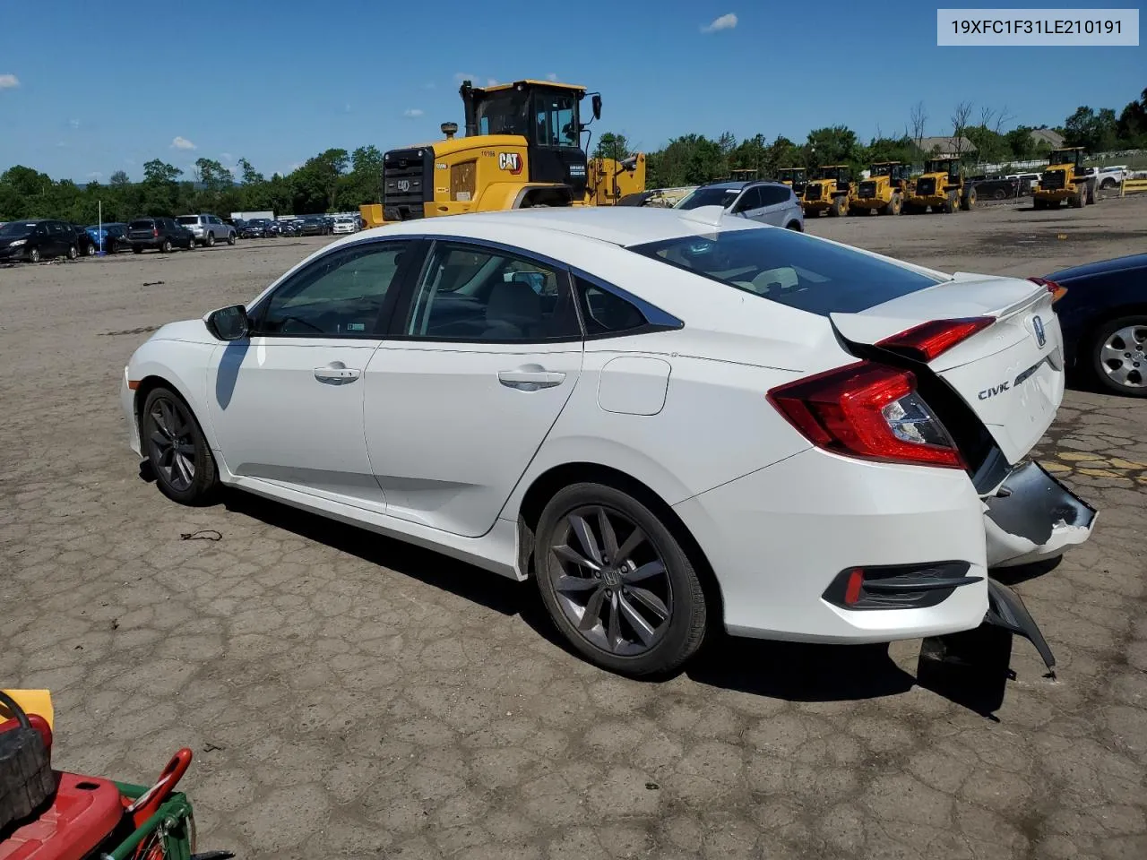 2020 Honda Civic Ex VIN: 19XFC1F31LE210191 Lot: 55351874