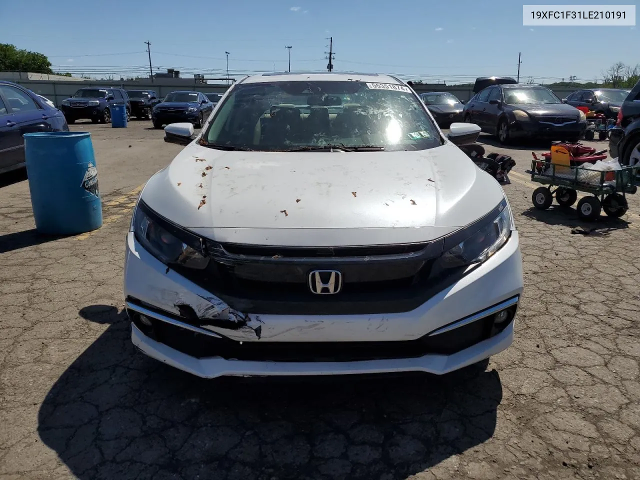 19XFC1F31LE210191 2020 Honda Civic Ex