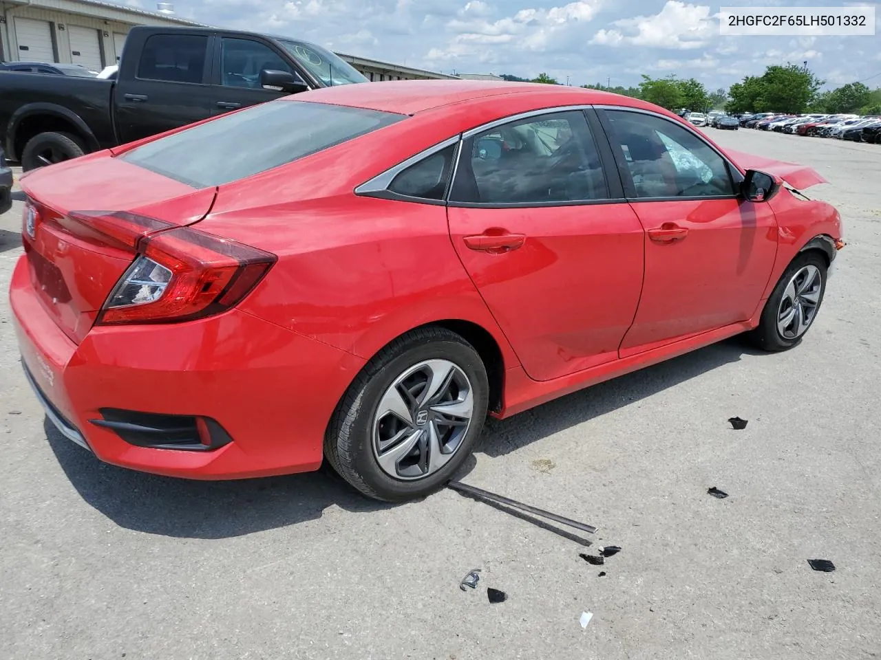 2020 Honda Civic Lx VIN: 2HGFC2F65LH501332 Lot: 55869634