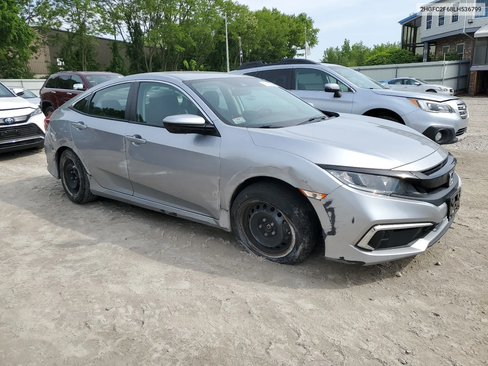 2020 Honda Civic Lx VIN: 2HGFC2F68LH536799 Lot: 56121364