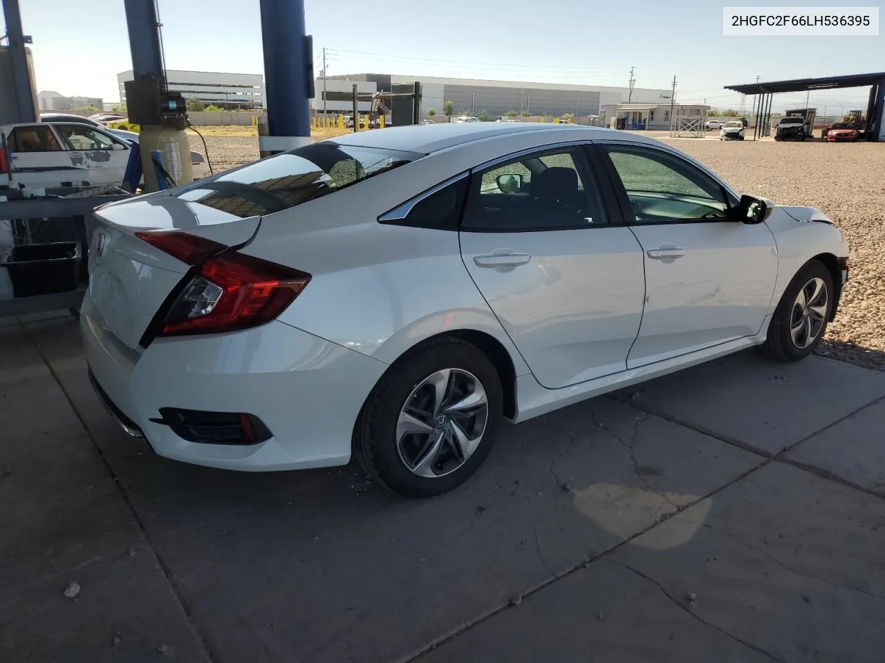 2020 Honda Civic Lx VIN: 2HGFC2F66LH536395 Lot: 59294164