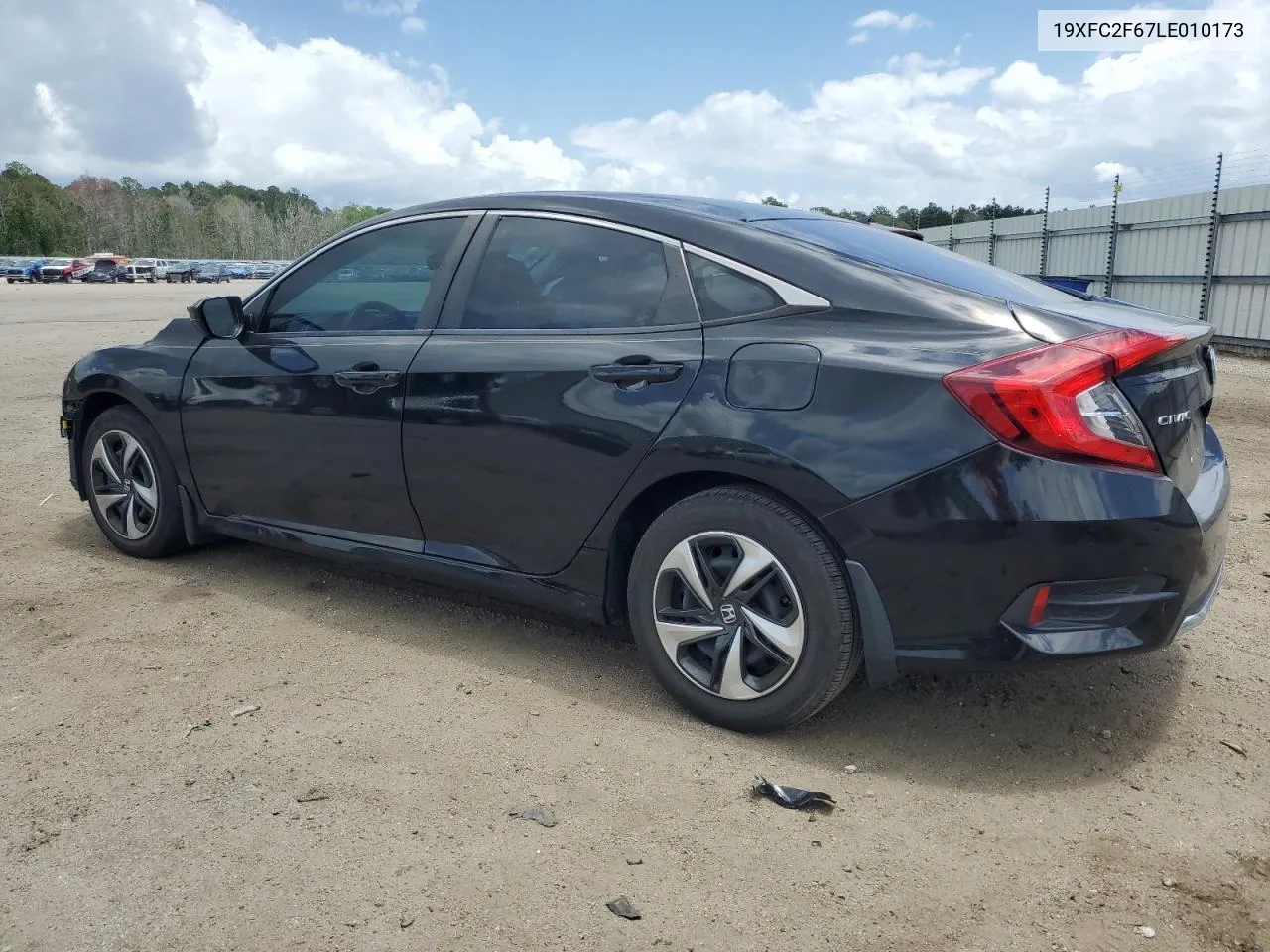 2020 Honda Civic Lx VIN: 19XFC2F67LE010173 Lot: 59428914