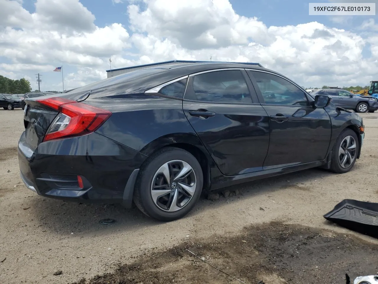 2020 Honda Civic Lx VIN: 19XFC2F67LE010173 Lot: 59428914