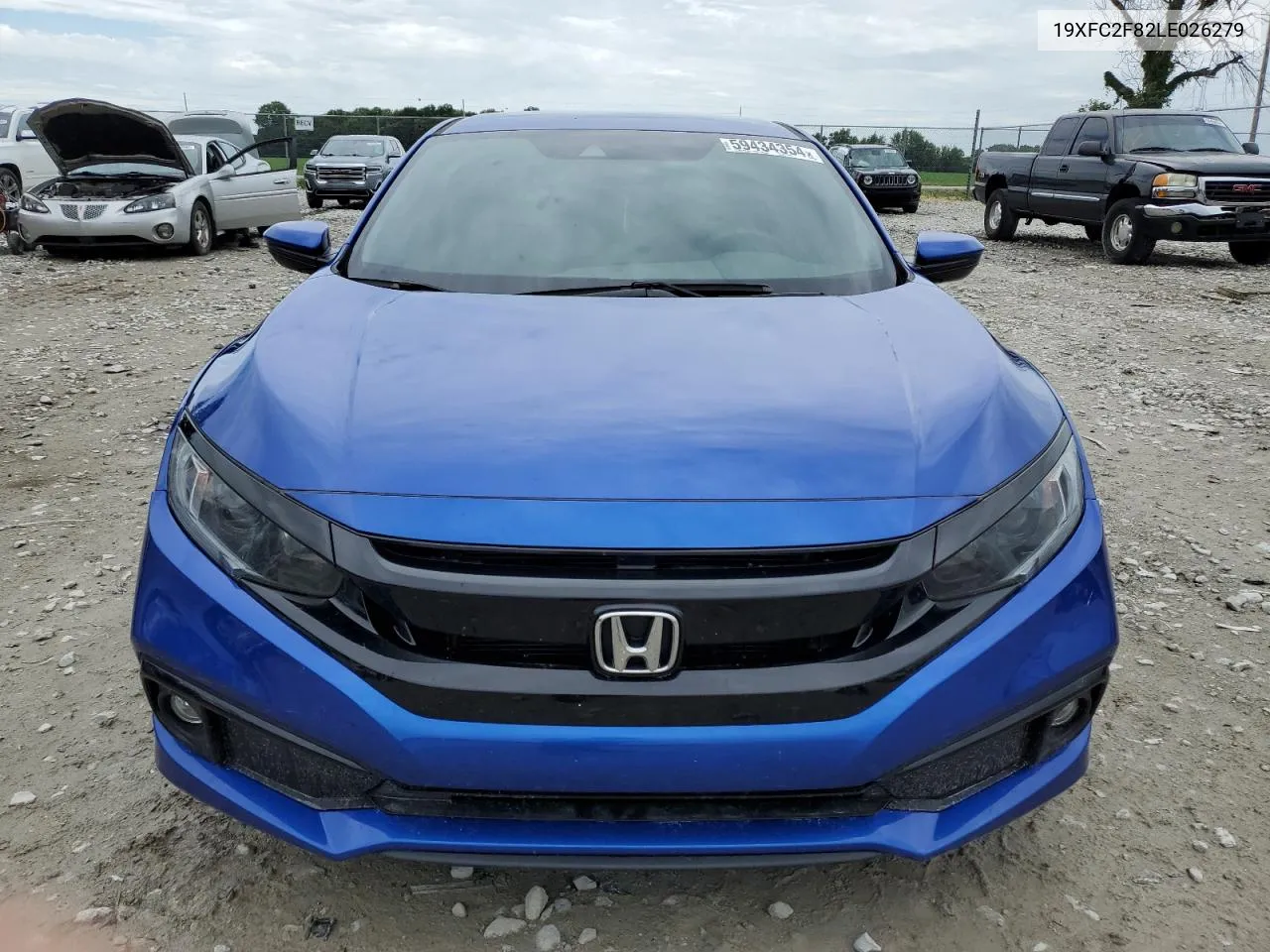 2020 Honda Civic Sport VIN: 19XFC2F82LE026279 Lot: 59434354