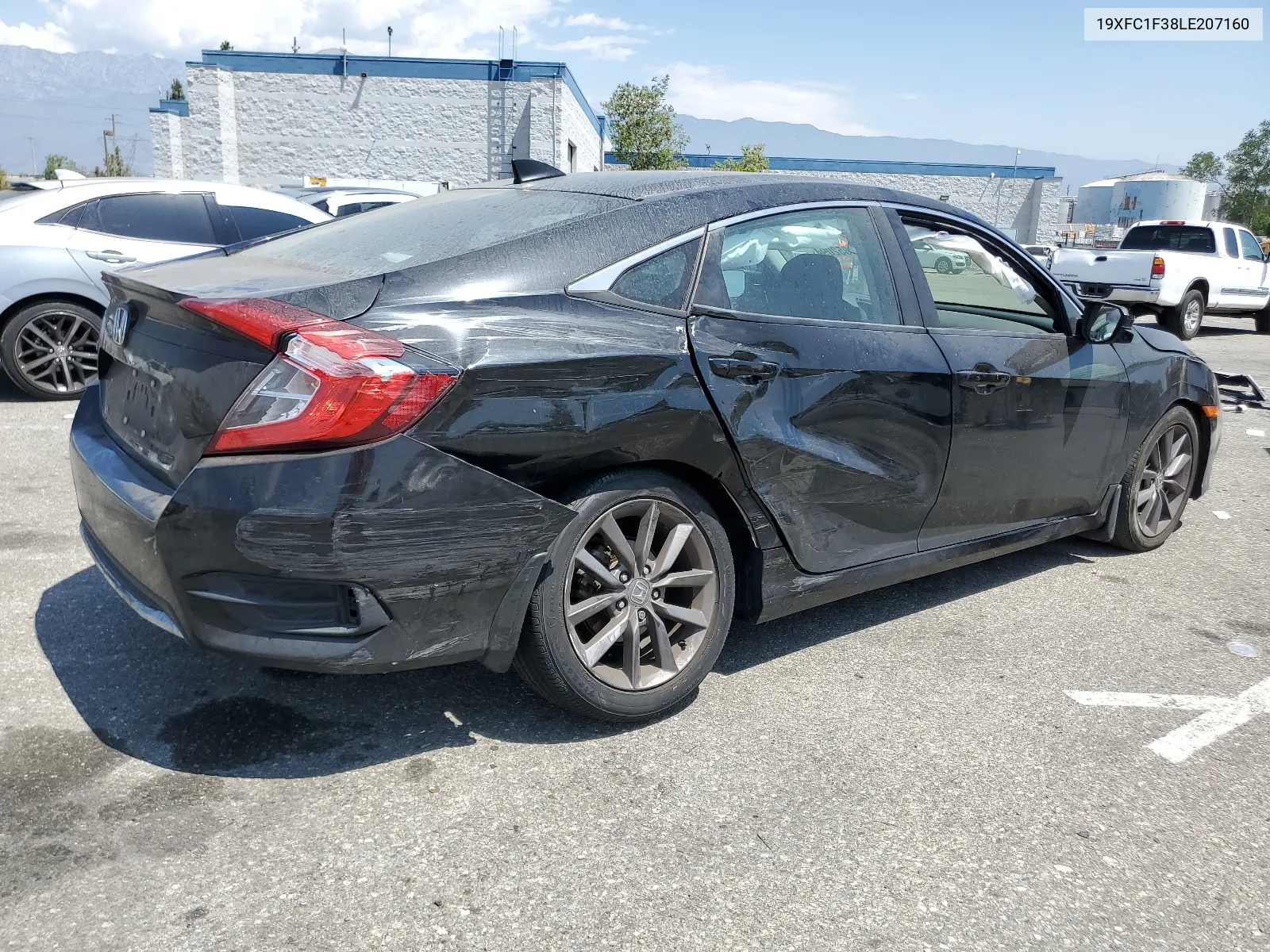 2020 Honda Civic Ex VIN: 19XFC1F38LE207160 Lot: 60852094