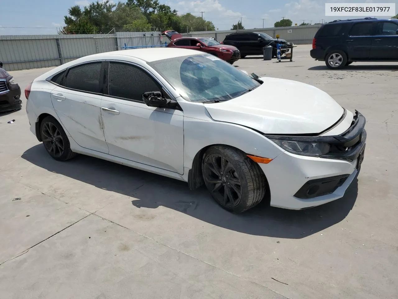 19XFC2F83LE017977 2020 Honda Civic Sport