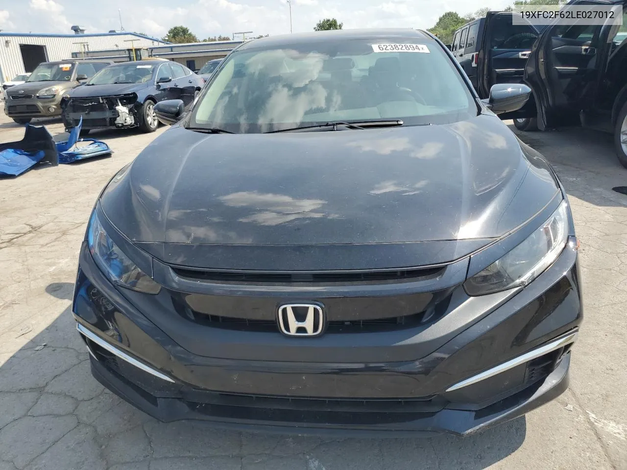 2020 Honda Civic Lx VIN: 19XFC2F62LE027012 Lot: 62382894