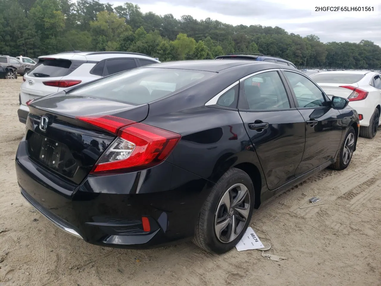 2020 Honda Civic Lx VIN: 2HGFC2F65LH601561 Lot: 62388004