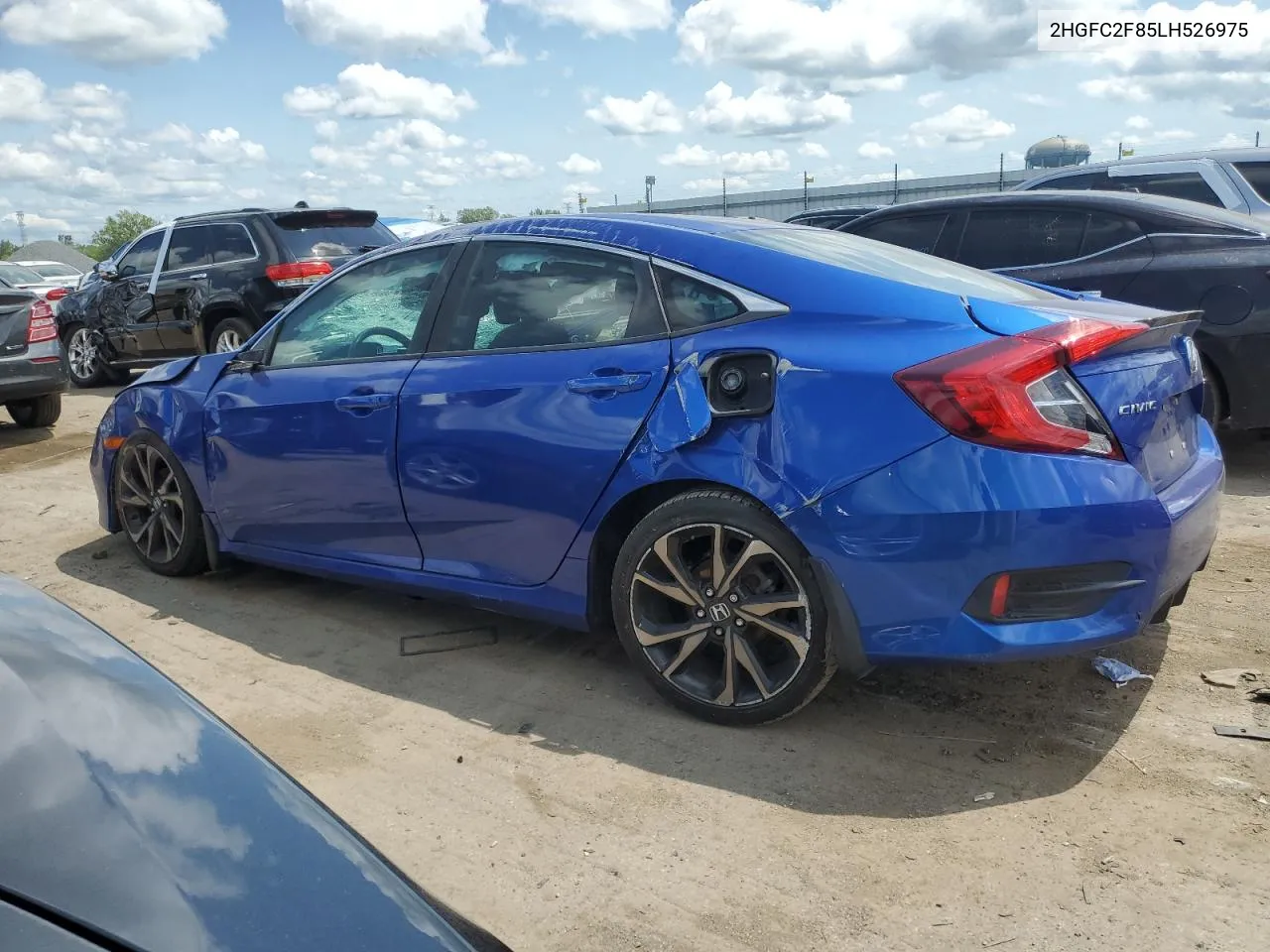 2020 Honda Civic Sport VIN: 2HGFC2F85LH526975 Lot: 63626744