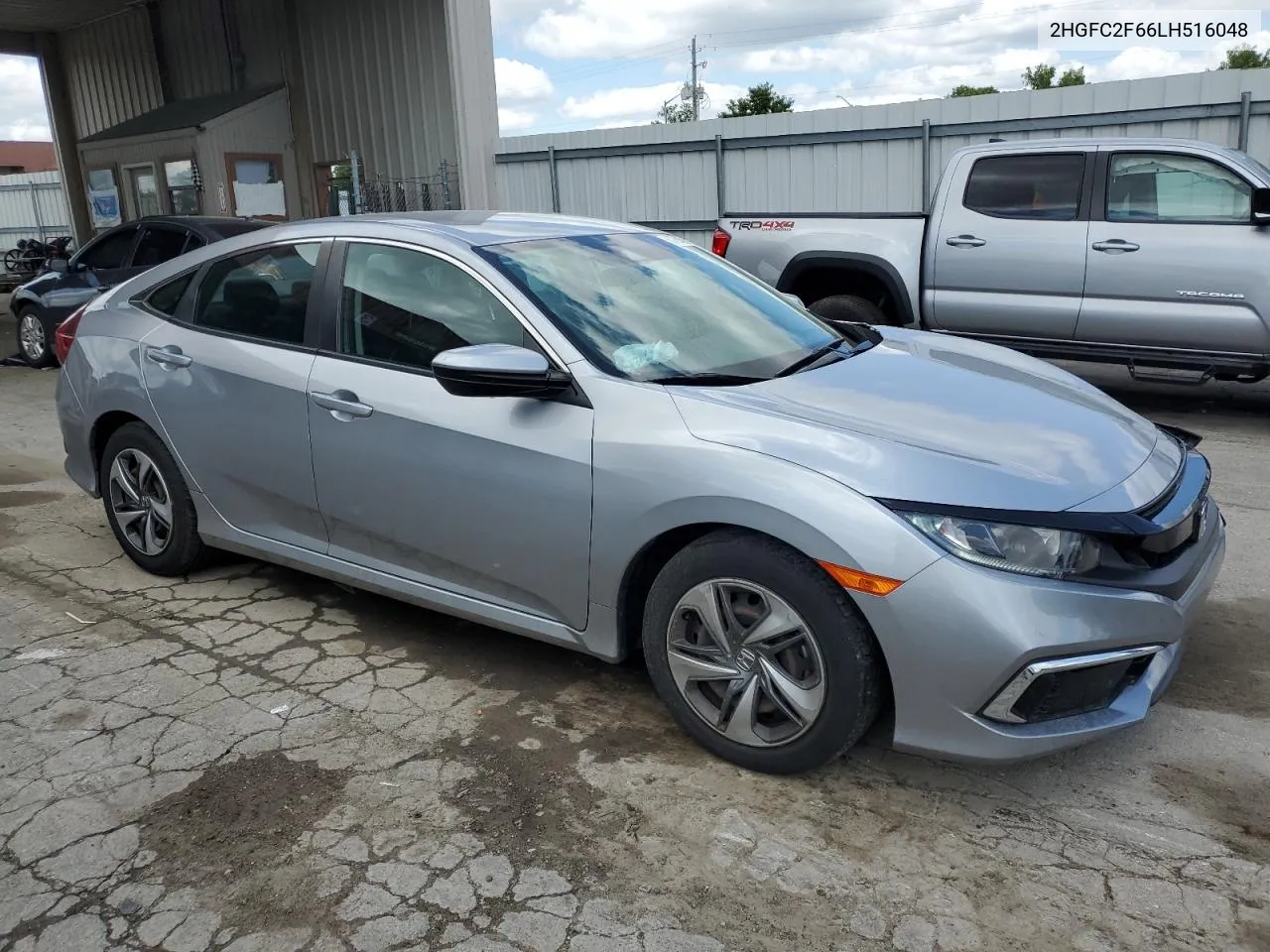 2020 Honda Civic Lx VIN: 2HGFC2F66LH516048 Lot: 63769164