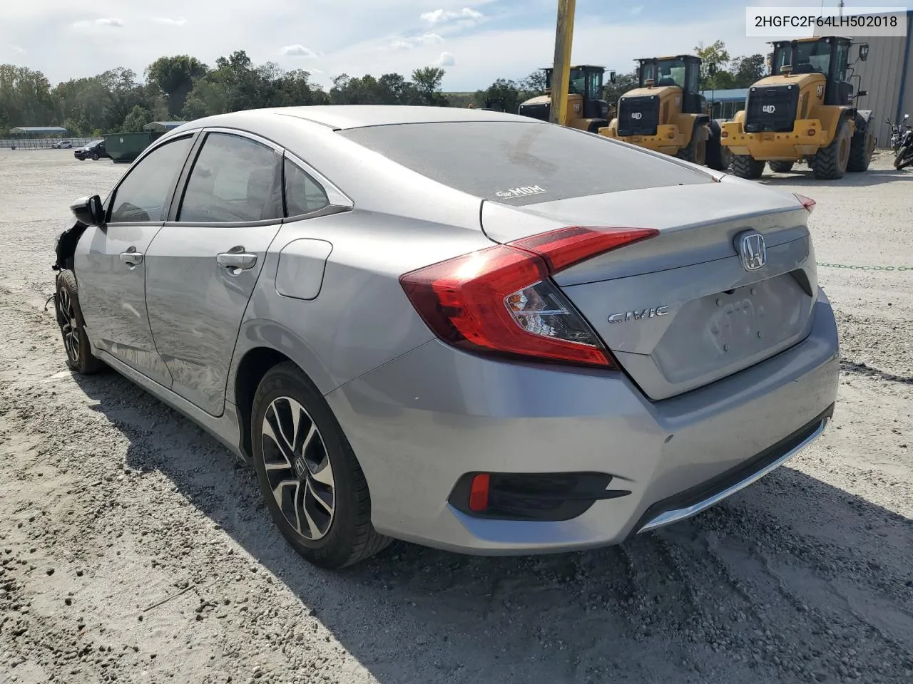 2020 Honda Civic Lx VIN: 2HGFC2F64LH502018 Lot: 63916004