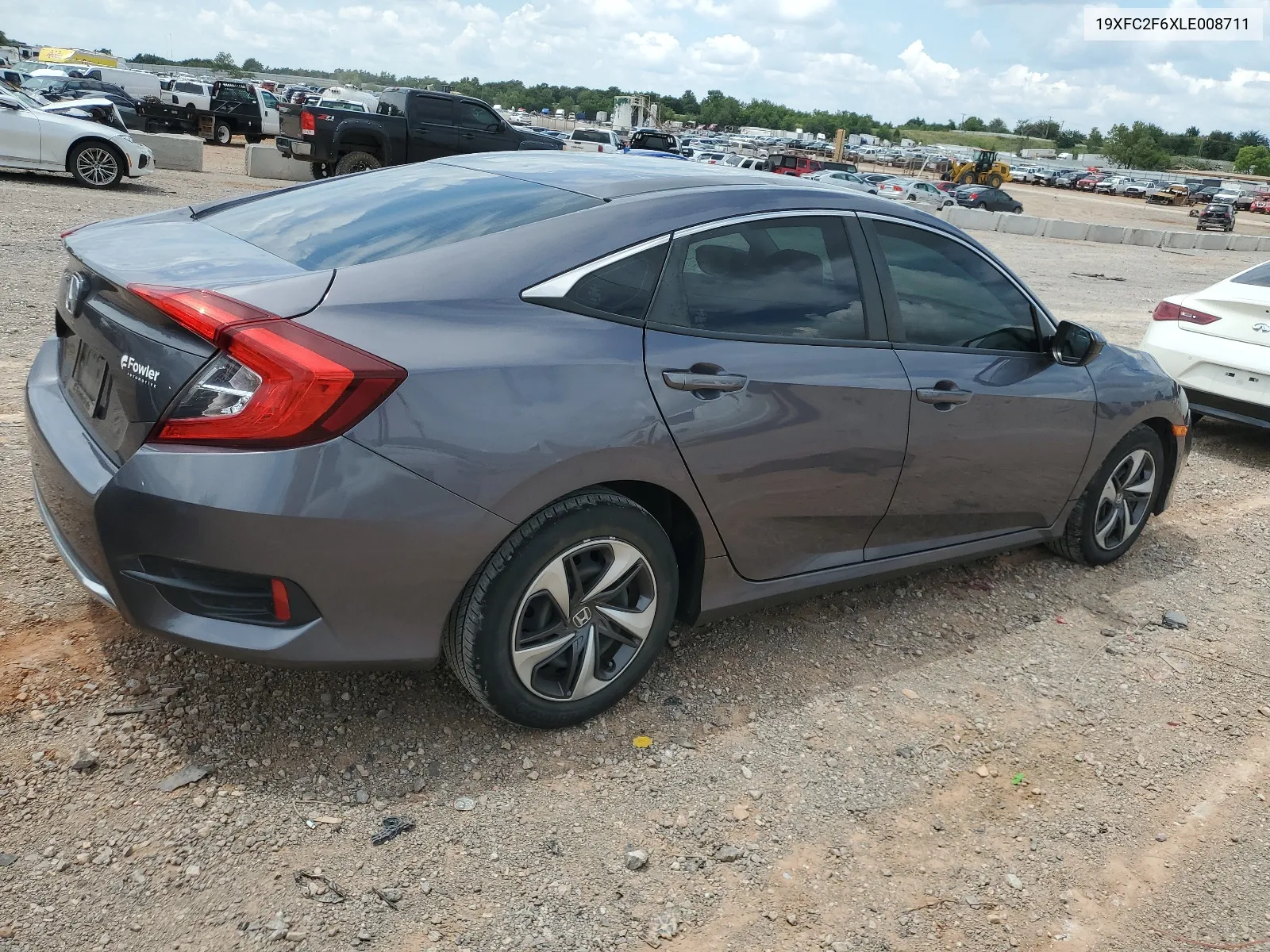 2020 Honda Civic Lx VIN: 19XFC2F6XLE008711 Lot: 63922524