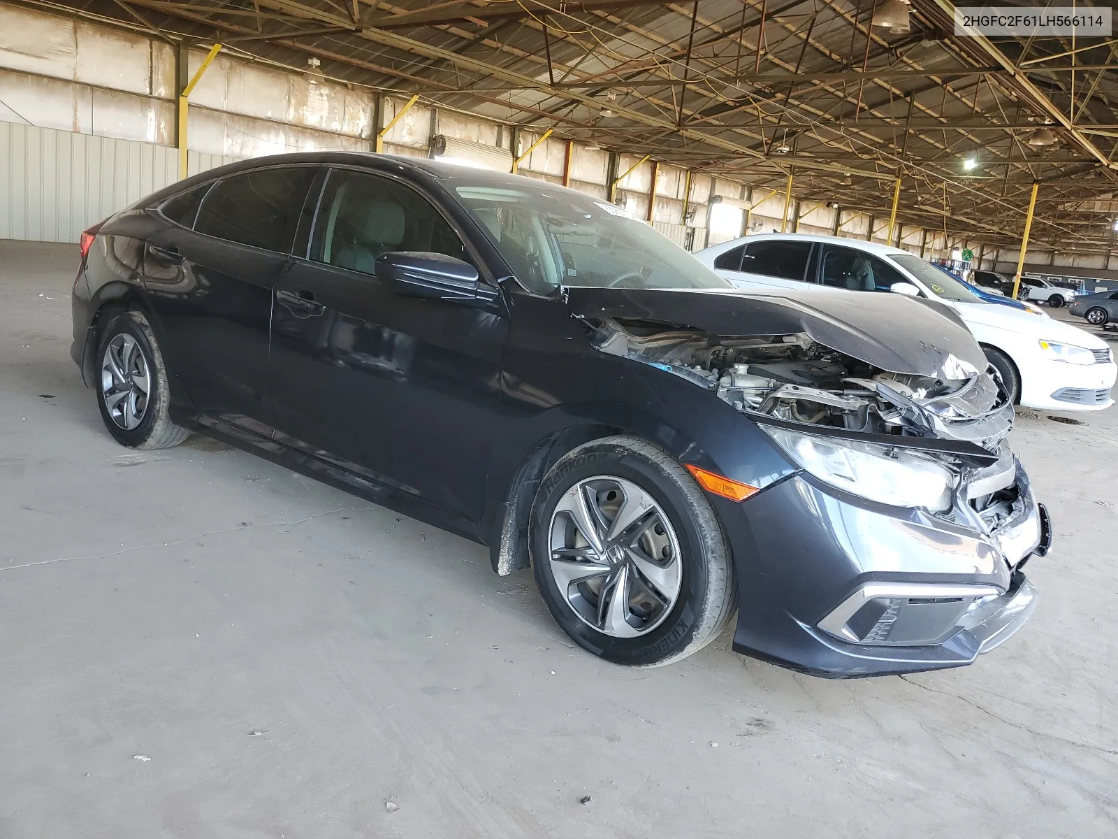 2020 Honda Civic Lx VIN: 2HGFC2F61LH566114 Lot: 63937704