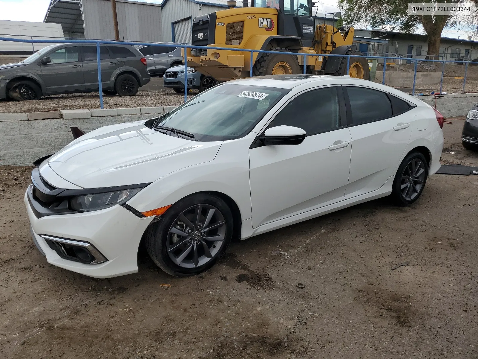 2020 Honda Civic Exl VIN: 19XFC1F72LE003344 Lot: 64060814