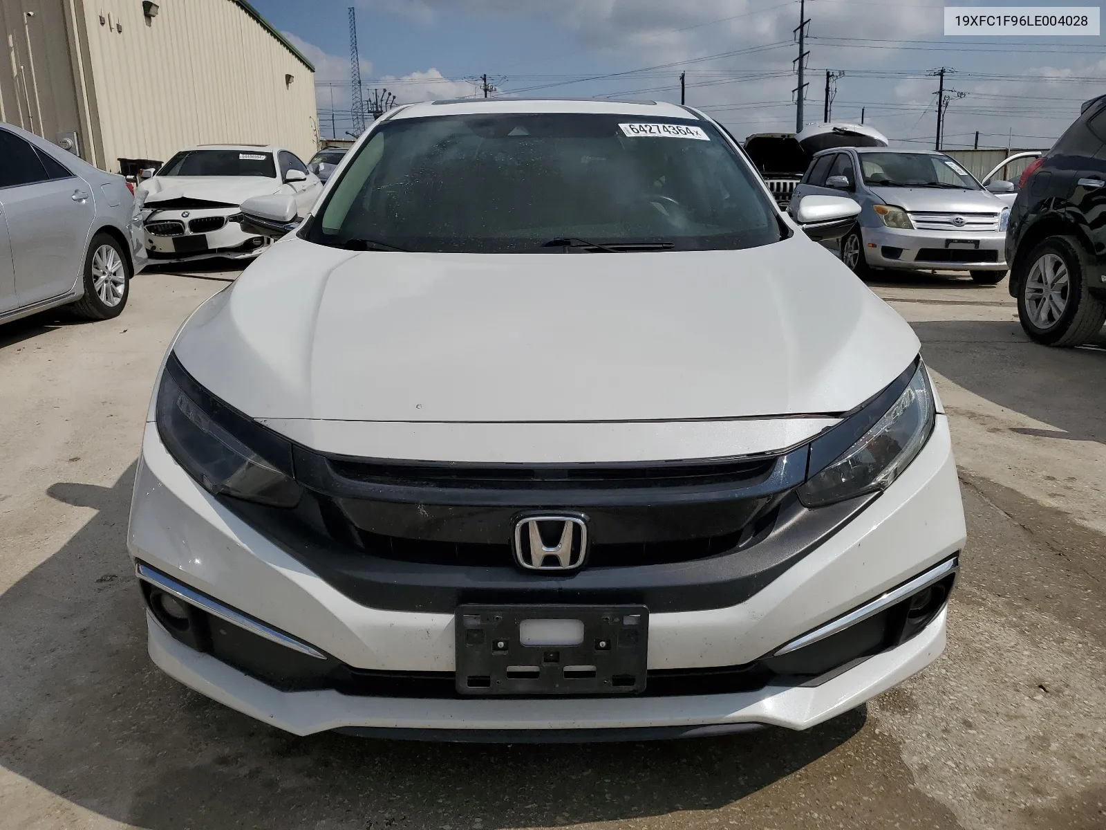 2020 Honda Civic Touring VIN: 19XFC1F96LE004028 Lot: 64274364