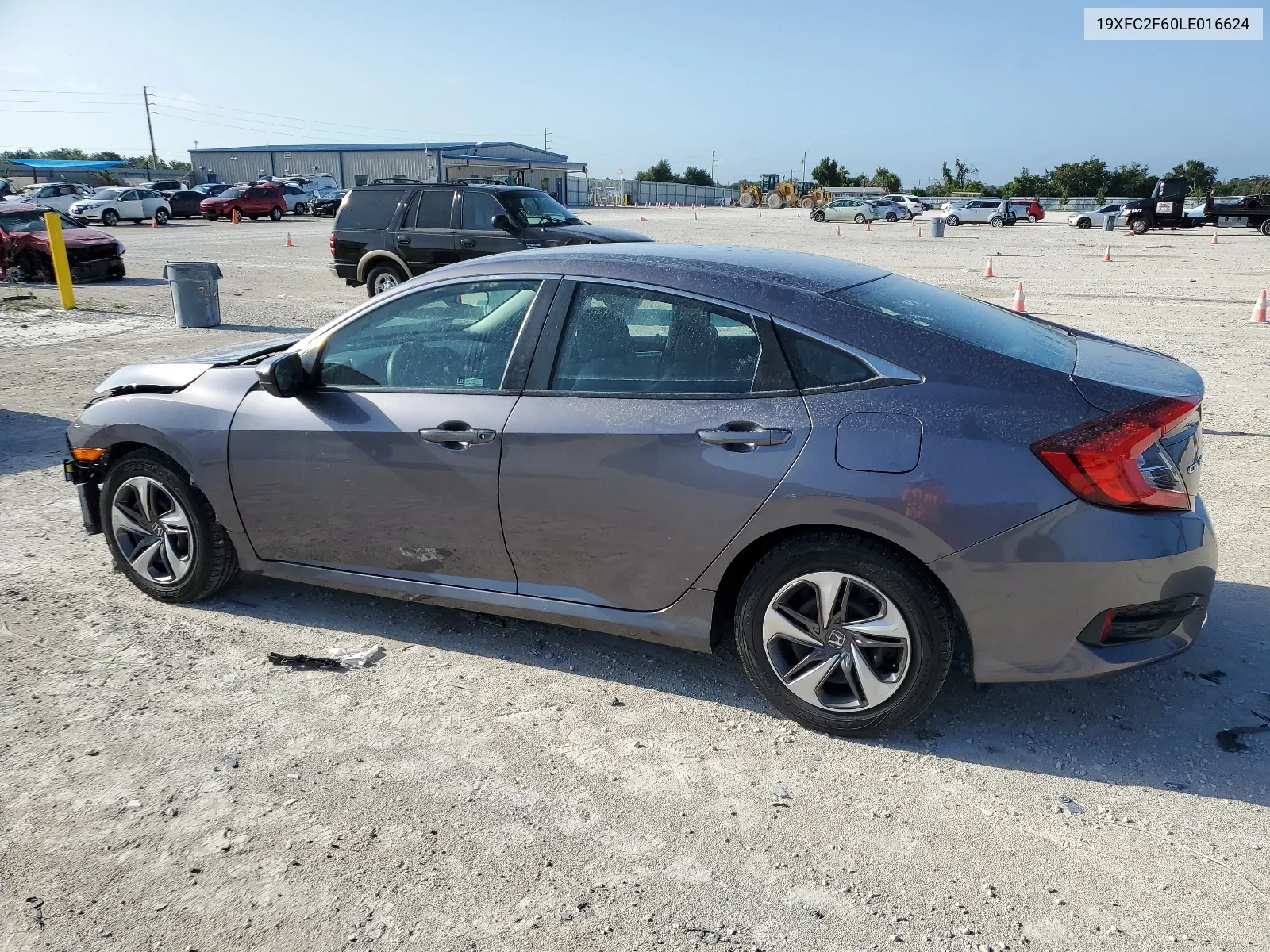 2020 Honda Civic Lx VIN: 19XFC2F60LE016624 Lot: 64449934