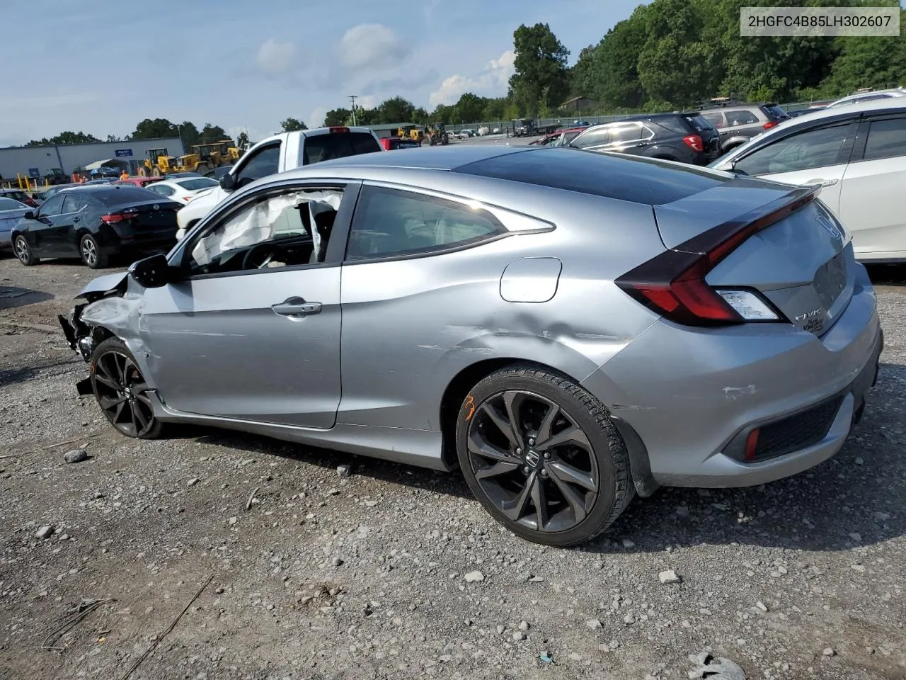 2020 Honda Civic Sport VIN: 2HGFC4B85LH302607 Lot: 64848814